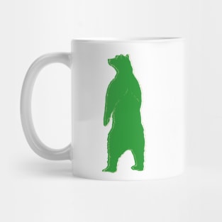 Green bear goes wild Mug